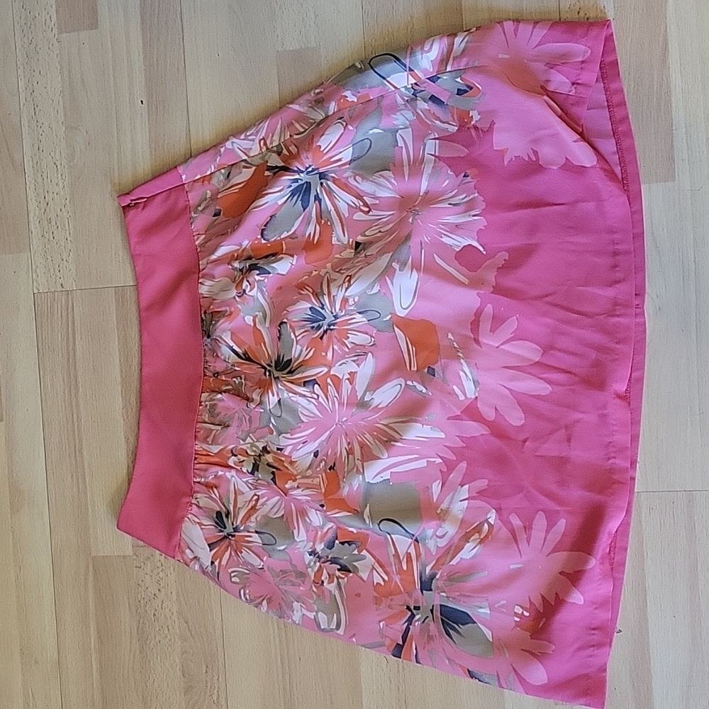 Nwt, The Limited skirt, size small, pink and gray